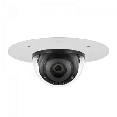 Hanwha - XND-8082RF - Wisenet 7 X-plus series network IR flush mount camera (plenum), 6MP @ 30fps, motorized vari-focal lens 3x (2.8~8.4mm), triple codec H.265/H.264/MJPEG with WiseStreamII technology, Extreme WDR, USB and CVBS port for easy installa