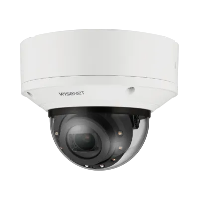 Hanwha - XND-8093RV - Powered by WN7, X-Plus series, Indoor Network AI IR Dome Camera, 6MP resolution @ 30FPS, 10.9~29mm(2.7x) (42°~15°) motorized varifocal lens, Triple codec (H.265/H.264/MJPEG), IR viewable length 70m (229.66ft), USB port for easy 