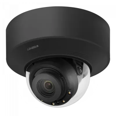 Hanwha - XND-9082RV - Wisenet 7 X-plus series network IR vandal indoor camera, 4K (8MP Max) @ 30fps, motorized vari-focal lens 3x (2.8~8.4mm), triple codec H.265/H.264/MJPEG with WiseStreamII technology, Extreme WDR, USB and CVBS port for easy instal
