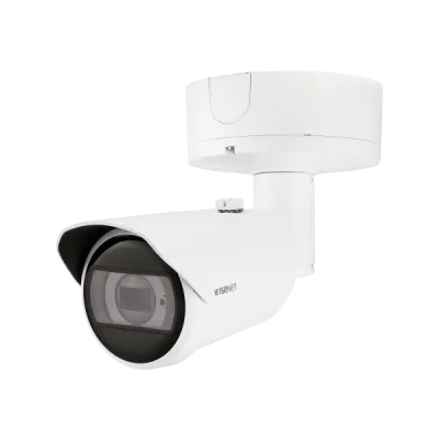 Hanwha - XNO-6083R - Powered by WN7, X-Plus series, Outdoor Network AI IR Bullet Camera, 2MP @ 120FPS, 2.8~12mm(4.3x) (119.5°~27.9°) motorized varifocal lens, Triple codec (H.265/H.264/MJPEG), IR viewable length 50m (164ft), USB port for easy install