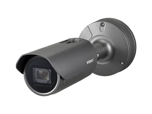 Hanwha - XNO-6120R - Wisenet X powered by Wisenet 5 network IR outdoor bullet camera, 2MP, Full HD(1080p) @60fps, 12X optical zoom lens (5.2mm ~62.4mm) (54.58º ~ 5.30º), triple codec H.265/H.264/MJPEG with WiseStream II technology, 150dB WDR, USB por