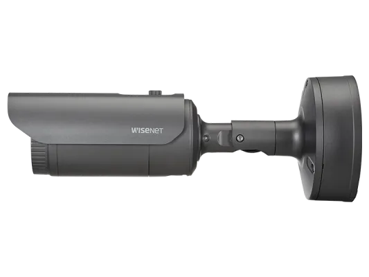 Hanwha - XNO-6120R - Wisenet X powered by Wisenet 5 network IR outdoor bullet camera, 2MP, Full HD(1080p) @60fps, 12X optical zoom lens (5.2mm ~62.4mm) (54.58º ~ 5.30º), triple codec H.265/H.264/MJPEG with WiseStream II technology, 150dB WDR, USB por