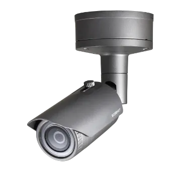 Hanwha - XNO-8040R - Wisenet X powered by Wisenet 5 network outdoor vandal bullet camera, 5MP @30fps, 7mm fixed lens (50.7°), triple codec H.265/H.264/MJPEG with WiseStream II technology, 120dB WDR, USB port for easy installation, advanced video anal