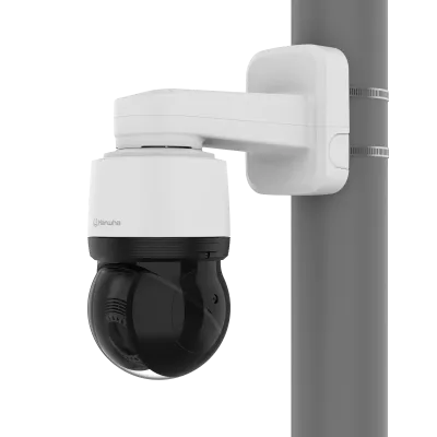 Hanwha - XNP-C6403R - Powered by WN7 PTZ Plus with AI, 2MP @ 60FPS resolution, 4.25mm~170mm (40x) lens, adaptive Wise IR (200m), extreme WDR 150dB, Day & Night ICR, H.265, H.264, MJPEG codec support, Analytics events based on AI engine: Object detect