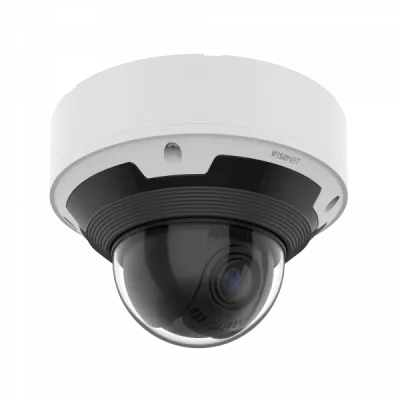 Hanwha - XNV-6083RZ - Powered by WN7, X-Plus series, Outdoor Network AI IR Vandal Dome Camera, 2MP resolution @ 120FPS, 2.8~12mm (4.3x) (120°~27°) motorized varifocal lens, Remote lens adjustment (PTRZ), Triple codec (H.265/H.264/MJPEG), IR Viewable 