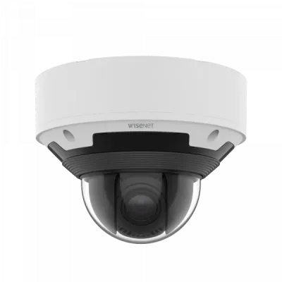 Hanwha - XNV-6083RZ - Powered by WN7, X-Plus series, Outdoor Network AI IR Vandal Dome Camera, 2MP resolution @ 120FPS, 2.8~12mm (4.3x) (120°~27°) motorized varifocal lens, Remote lens adjustment (PTRZ), Triple codec (H.265/H.264/MJPEG), IR Viewable 