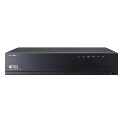 Hanwha - XRN-1610SA-8TB - WiseNet X Series 16-Channel 12MP PoE+ NVR with 8TB HDD