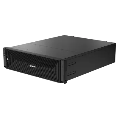 Hanwha - XRN-6420DB4-128TB - 8K NVR (Intel based), 64Ch, 128TB RAW, 16 SATA HDD bays (up to 10TB per HDD), H.265/H.264/MJPEG, SUNAPI, ONVIF, ARB (Automatic Recovery Backup) & Failover (N+1), Up To 520 Mbps Recording / Up To 200 Mbps Playback, Dual St