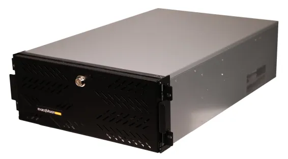 ExacqVision - 4808-24T-R4Z - 16 TB Z-Series hybrid 4U recorder professional win10 with 8 IP cameras licenses and 48 analog inputs