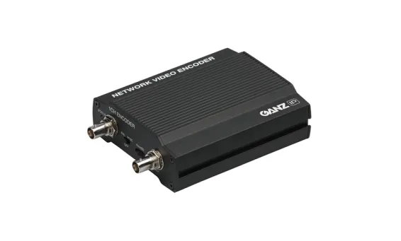 GANZ - ZS1A-1DS - H.264 1ch Video Server, Onvif S, microSD card slot, RS485 PTZ 12VDC/POE