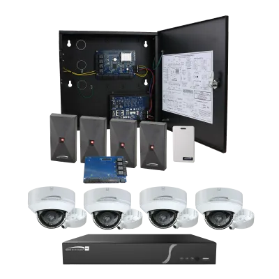 Speco - ACKIT2VID - 4 Door Access Control & Video Integrated System