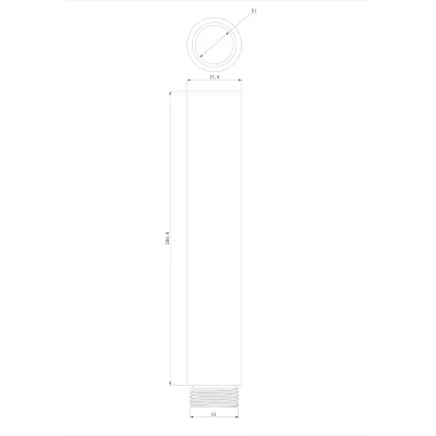 Speco - CLTX2 - 8" Ceiling Mount Extension