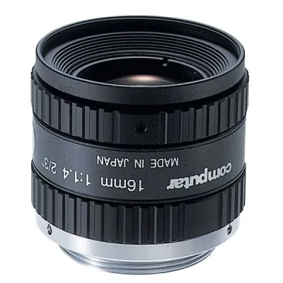 Computar  - CMP-M1614-MP - 2/3-inch 16mm f1.4 with Locking Iris & Focus, Megapixel, C Mount
