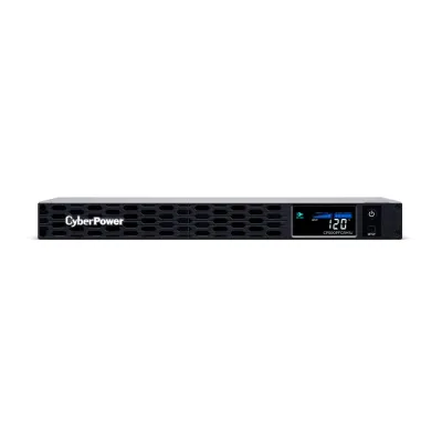 CYBERPOWER - CP500PFCRM1U - 500VA/300W 1U Rackmount UPS, 6 NEMA 5-15R Outlets, NEMA 5-15P Plug, 10 Ft. Cord, LCD, AVR, Sinewave, Relay, SNMP, PowerPanel Business Software, 3 Year Warranty