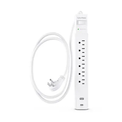 CyberPower - CSP604UCW - Surge Protector