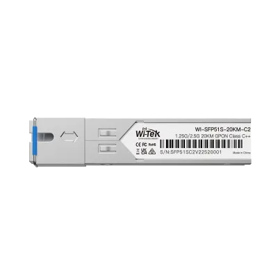 Wi-Tek - WI-SFP51S-20KM-C2 V2 - 1.25G/2.5G GPON SFP Module Class C++