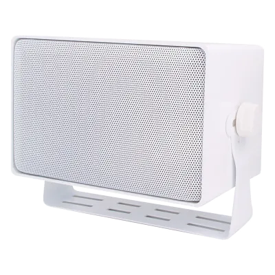 Speco - DMS3TSW - Weather Resistant 3 Way Speakers w/ Transformer White