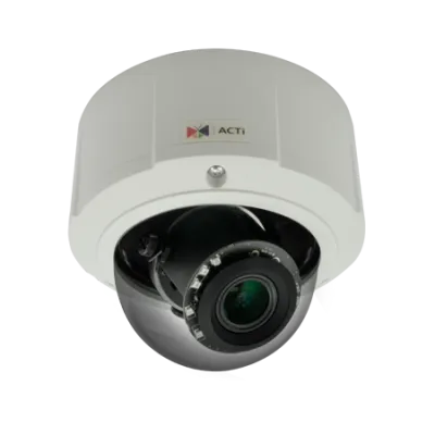 ACTi - E89 - 10 Megapixel 4K Full HD Outdoor IR WDR Network Vandal Dome Camera, 3.1-13mm