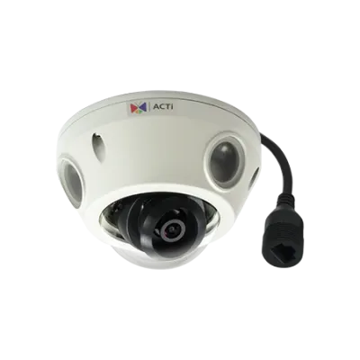 ACTi - E924 - 5 Megapixel Outdoor IR Network Mini Dome Camera, 2.93mm Lens