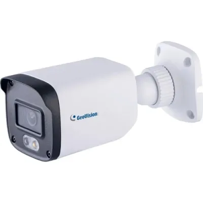 GeoVision - 84-GEF282V-3F10 - AI 2MP H.265 Super Low Lux WDR Pro Full Color Warm LED IR Eyeball Dome IP Camera, 3.6mm