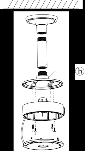 Geovision - 81-MT11800-0001 - Pendant mount for GV-GVD4810/4910
