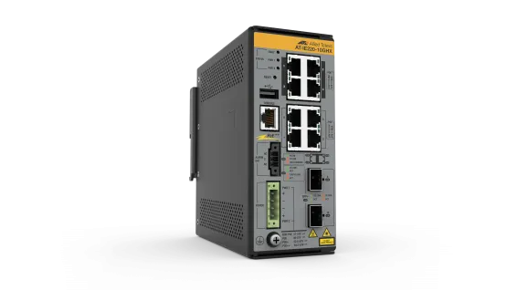 Hanwha - HV-IE220-6GHX-K90 - 4 x Gigabit Ethernet PoE++ 180W Industrial Rugged Switch