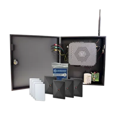ZKTeco - ATL4D-Core Kit - 4-Door Panel Kit with (4) KR503H Readers and (25) HID Cards