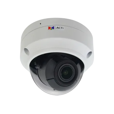 ACTi - K81 - 2MP Deep Learning AI 4.3x Outdoor Zoom Dome with IR LED 60m, WDR 130dB