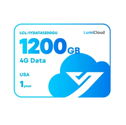 Luminys - LCL-1YDATA1200GP - LumiCloud 4G Data 1200GB Puerto Rico 1 Year 