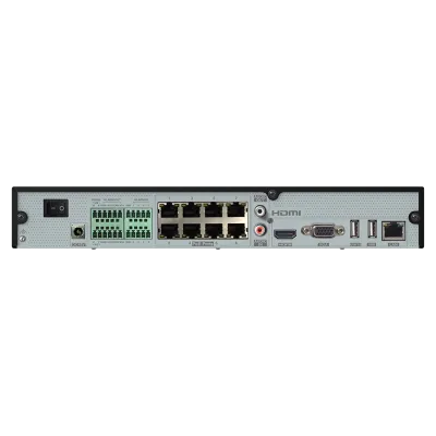 Speco - N8NRX2TB - 8 Channel Facial Recognition NVR with 8 Built-In PoE Ports, 2TB