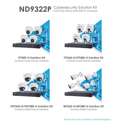 Vivotek - ND9323P-2TB-4FD80 - Kit 1 x ND9323P with 1 x 2TB HDD and 4 x FD9380-HF2