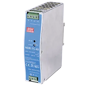 Vivotek - NDR-75-48 - 75W Single Output Industrial DIN RAIL Power Supply, 48V