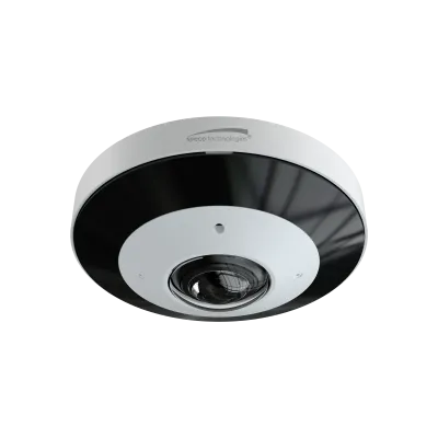Speco - O12MDP4 - 12MP IP Indoor/Outdoor 360° Fisheye Camera with People and Vehicle Detection – Includes Junction Box