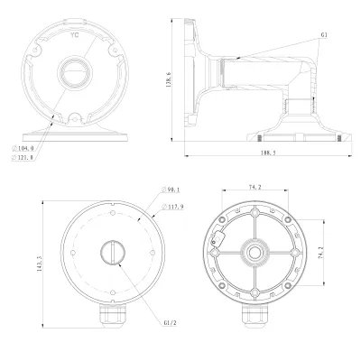 Speco - O5VLWMJ - Wall Mount