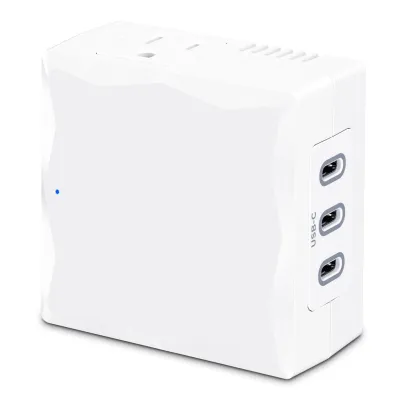 CyberPower - P2WUC3 - 2-Outlet Wall Tap Surge Protector with 3 USB-C Ports
