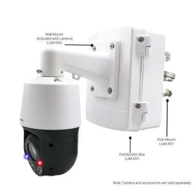 Luminys - P44-8DB25 - 8MP Network 25x LumiDeterrent PTZ Camera