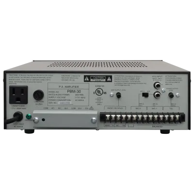 Speco - PBM30 - 30W Contractor Series PA Amplifier UL Listed