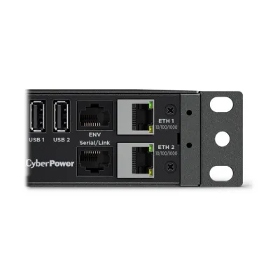 CyberPower - PDU41001G - 15A 1U Gigabit Switched Rackmount PDU