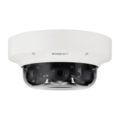 Hanwha - PNM-8082VT - 6MP (2MP x 3) Multi-Directional Camera, 3.0~6.0mm Motorized Varifocal Lens