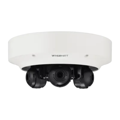 Hanwha - PNM-8082VT - 6MP (2MP x 3) Multi-Directional Camera, 3.0~6.0mm Motorized Varifocal Lens