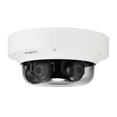 Hanwha - PNM-8082VT - 6MP (2MP x 3) Multi-Directional Camera, 3.0~6.0mm Motorized Varifocal Lens