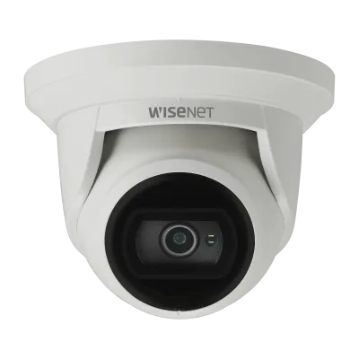 Hanwha - QNE-8021R - 5 MP Super-Compact Flateye Camera (White Color)