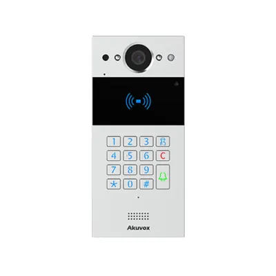 Akuvox - R20K-2 - 2 Wire SIP Intercom with Keypad and RF Card Reader 
