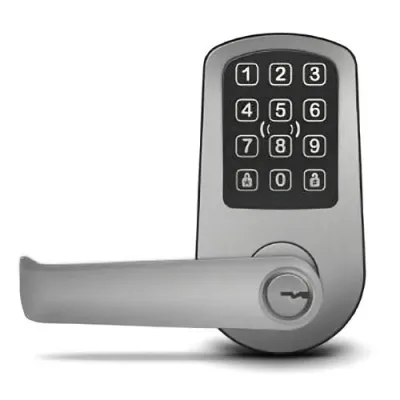 PDK - RLC2HK - Red Wireless Lock - Grade 2 Cylindrical + Keypad, 13.56 MHz