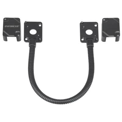 Seco-Larm - SD-969-M15Q/K - Armored Electric Door Cord – Removable Covers, Black, 15” (39cm)
