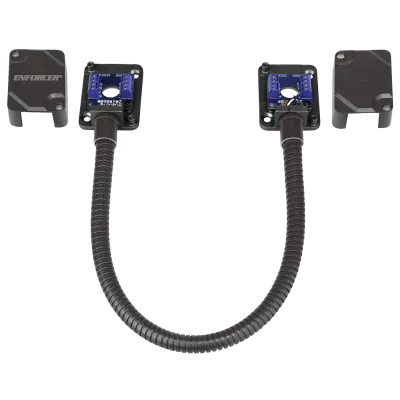 Seco-Larm - SD-969-T15Q/K - Armored Door Cord – Pre-Wired Terminal Blocks and Removable Covers, Black, 15” (39cm)