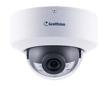 GeoVision - 84-GRN4800-2F10 - 4MP H.265 Full Color AI-ISP White LED WDR Pro Mini Fixed Rugged IP Dome