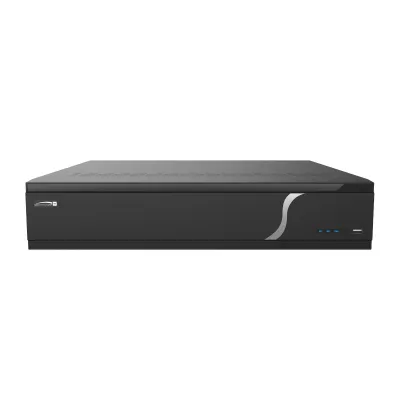 Speco - H40HR40TB - 40 Channel Hybrid Recorder - 24 TVI + 8 Hybrid (TVI or IP) + 8 IP, Dual Nic, 40TB