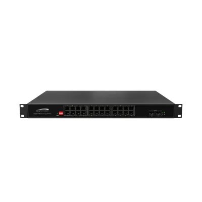 Speco - P24S26G2 - 26-Port Switch, 24-Port PoE, Full Gigabit, 802.3af/at