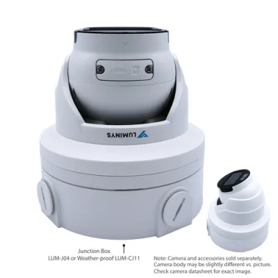 Luminys - N5T-8DA2 - 8MP Network LumiDeterrent Turret Camera, 2.8 mm Lens